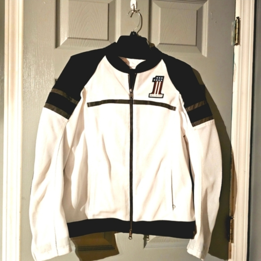 Harley Davidson Womens Jacket White and Black